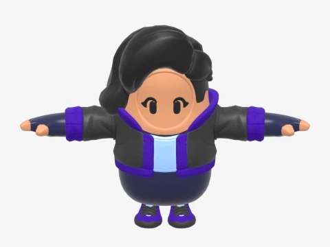 Spycatcher Siren Fall Guy - Fortnite 3D Model