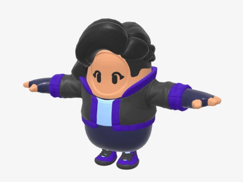 Spycatcher Siren Fall Guy - Fortnite 3D Model