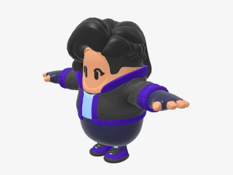 Spycatcher Siren Fall Guy - Fortnite 3D Model