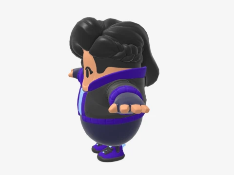 Spycatcher Siren Fall Guy - Fortnite 3D Model