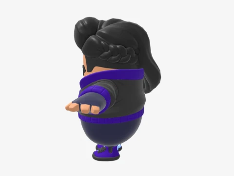 Spycatcher Siren Fall Guy - Fortnite 3D Model