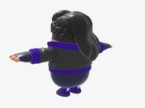 Spycatcher Siren Fall Guy - Fortnite 3D Model