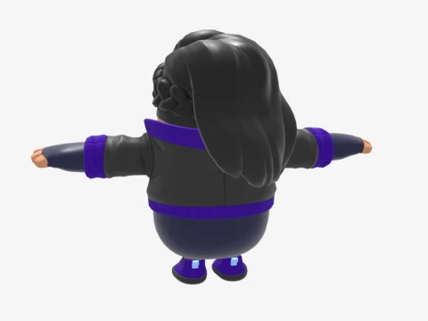 Spycatcher Siren Fall Guy - Fortnite 3D Model