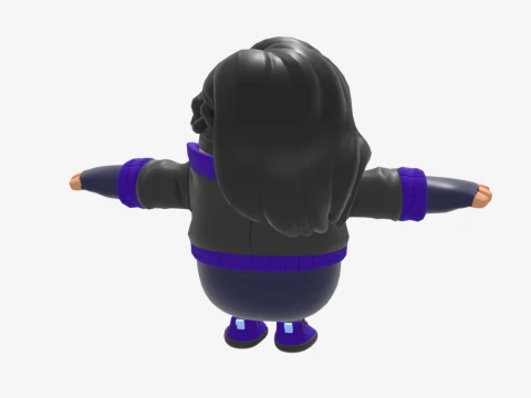 Spycatcher Siren Fall Guy - Fortnite 3D Model