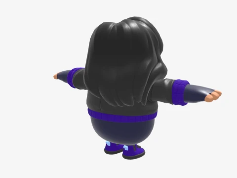 Spycatcher Siren Fall Guy - Fortnite 3D Model