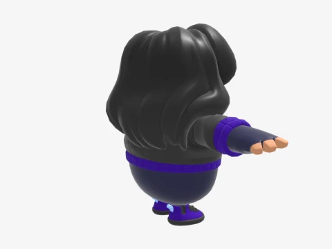 Spycatcher Siren Fall Guy - Fortnite 3D Model
