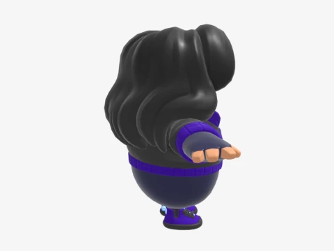 Spycatcher Siren Fall Guy - Fortnite 3D Model