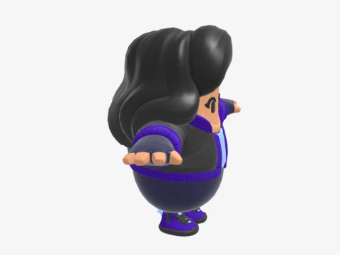 Spycatcher Siren Fall Guy - Fortnite 3D Model