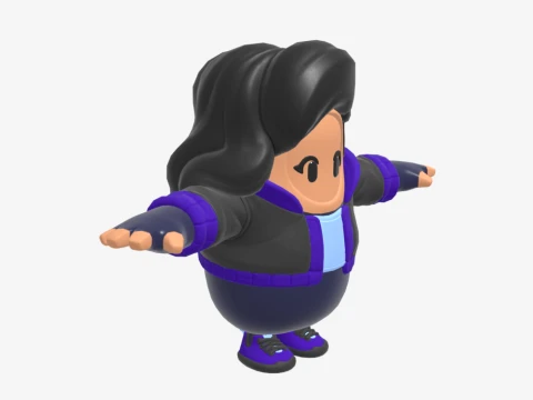 Spycatcher Siren Fall Guy - Fortnite 3D Model