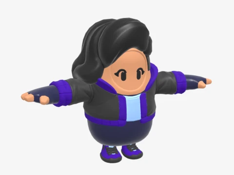 Spycatcher Siren Fall Guy - Fortnite 3D Model
