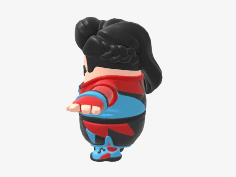 Champion Siren Fall Guy - Fortnite 3D Model