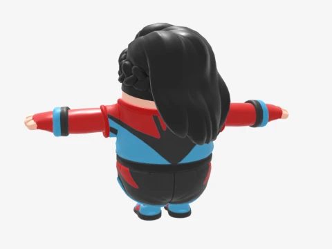 Champion Siren Fall Guy - Fortnite 3D Model