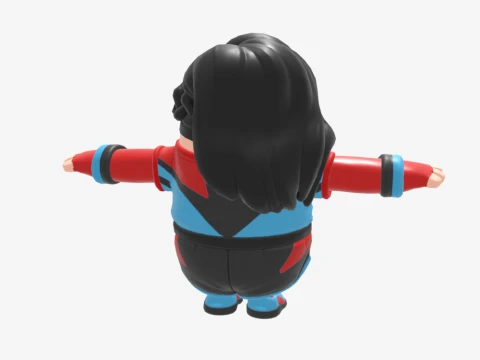Champion Siren Fall Guy - Fortnite 3D Model