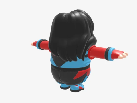 Champion Siren Fall Guy - Fortnite 3D Model