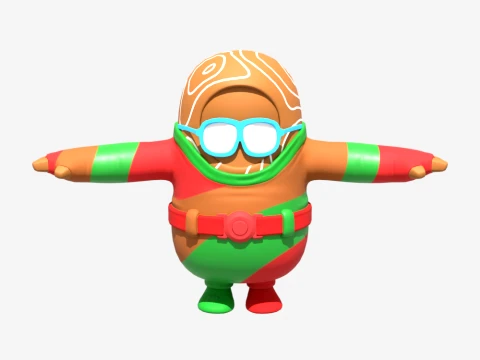 Merry Marauder Fall Guy - Fortnite 3D Model