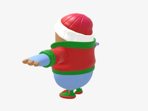Nog Ops Fall Guy - Fortnite 3D Model