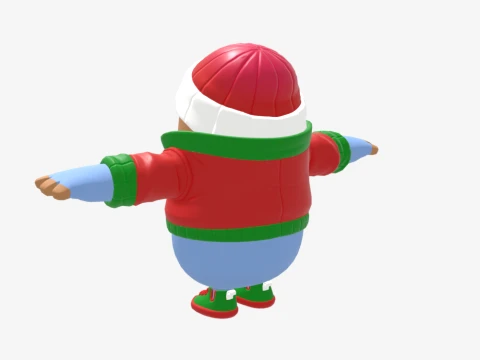 Nog Ops Fall Guy - Fortnite 3D Model