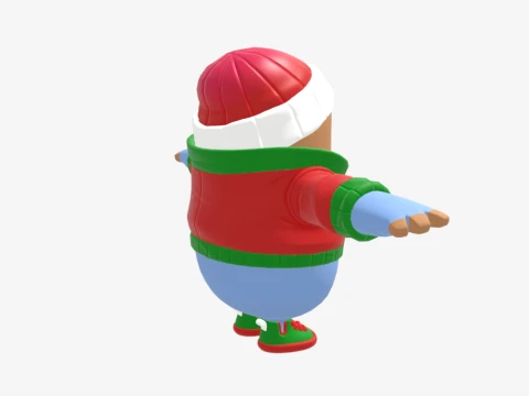 Nog Ops Fall Guy - Fortnite 3D Model