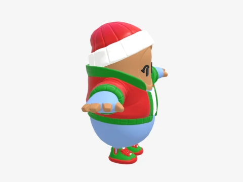 Nog Ops Fall Guy - Fortnite 3D Model