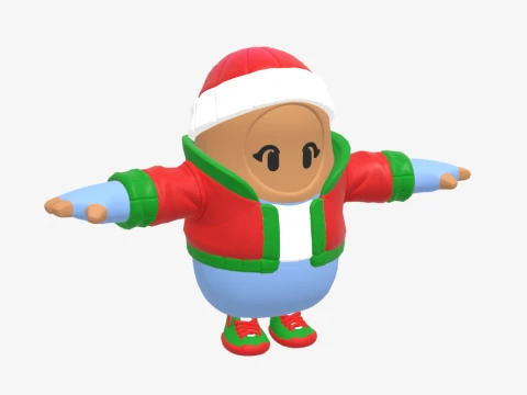 Nog Ops Fall Guy - Fortnite 3D Model