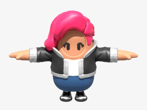 Omen Hunter Calamity Fall Guy - Fortnite 3D Model