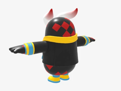 Nara Fall Guy - Fortnite 3D Model