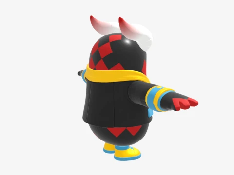 Nara Fall Guy - Fortnite 3D Model