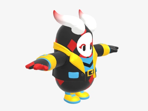 Nara Fall Guy - Fortnite 3D Model