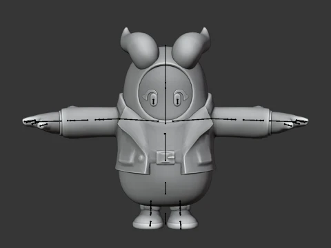 Nara Fall Guy - Fortnite 3D Model