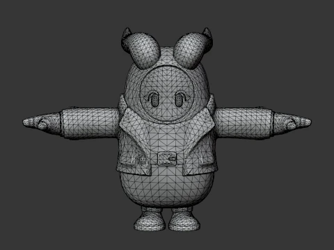 Nara Fall Guy - Fortnite 3D Model