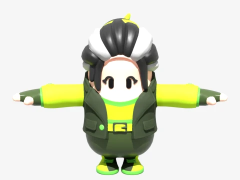 Oleander Fall Guy - Fortnite 3D Model