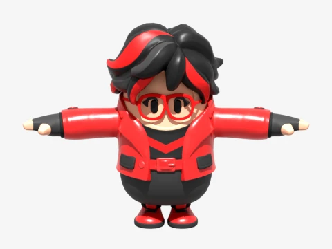 Rue Fall Guy - Fortnite 3D Model