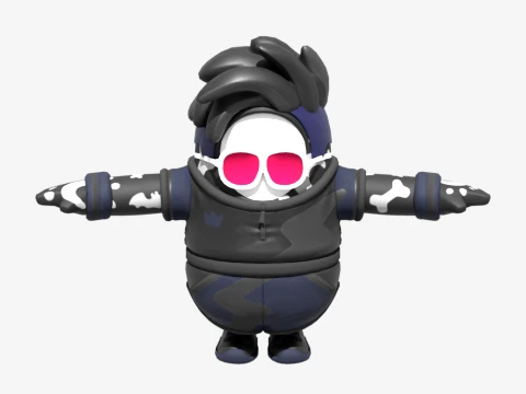 Bonejamin Fall Guy - Fortnite 3D Model