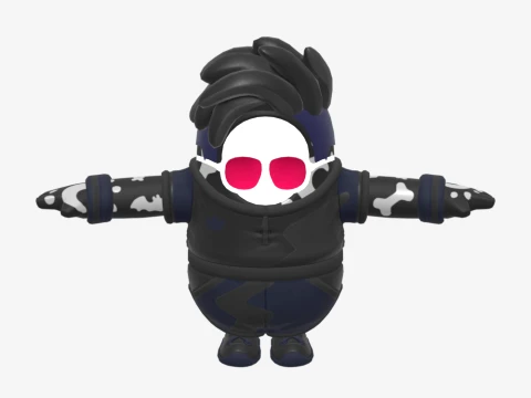 Bonejamin Fall Guy - Fortnite 3D Model