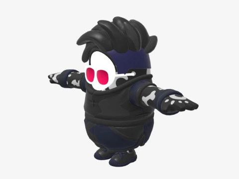 Bonejamin Fall Guy - Fortnite 3D Model
