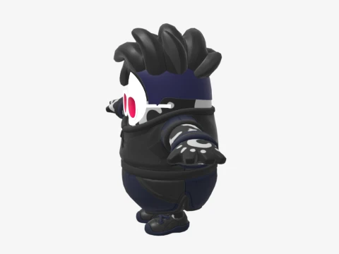 Bonejamin Fall Guy - Fortnite 3D Model