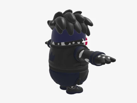Bonejamin Fall Guy - Fortnite 3D Model