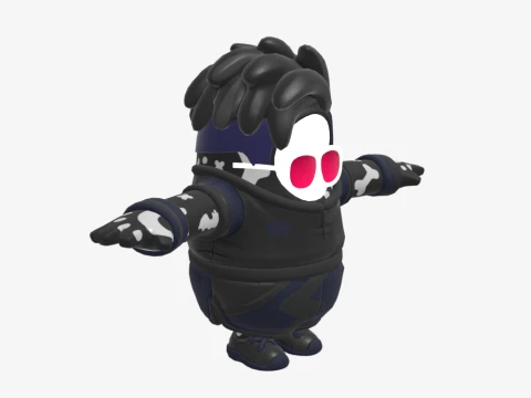 Bonejamin Fall Guy - Fortnite 3D Model