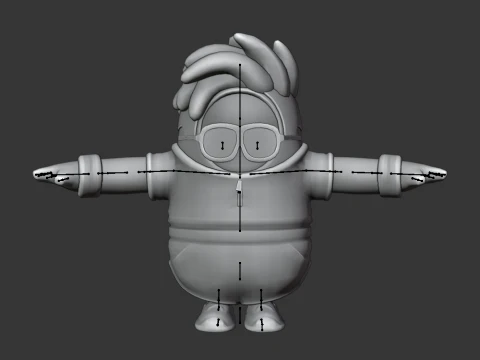Bonejamin Fall Guy - Fortnite 3D Model