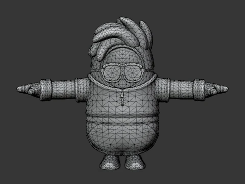 Bonejamin Fall Guy - Fortnite 3D Model