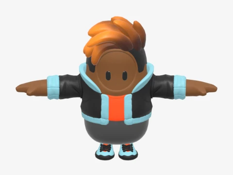 Brix Barton Fall Guy - Fortnite 3D Model