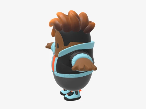 Brix Barton Fall Guy - Fortnite 3D Model