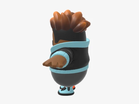 Brix Barton Fall Guy - Fortnite 3D Model