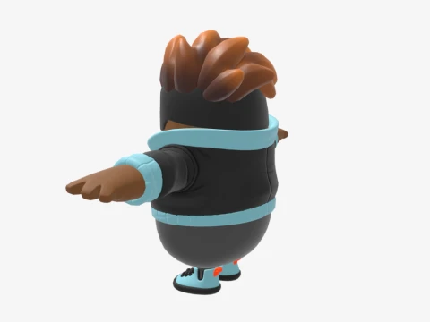 Brix Barton Fall Guy - Fortnite 3D Model