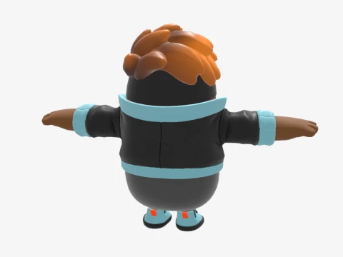 Brix Barton Fall Guy - Fortnite 3D Model