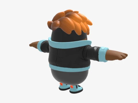 Brix Barton Fall Guy - Fortnite 3D Model