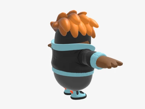 Brix Barton Fall Guy - Fortnite 3D Model