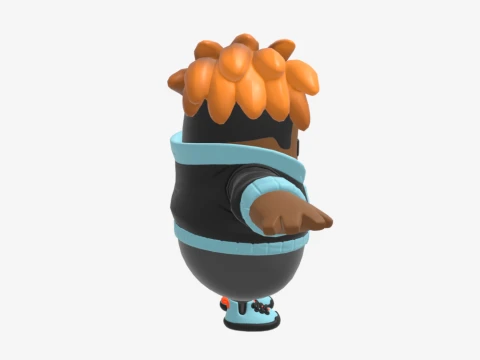 Brix Barton Fall Guy - Fortnite 3D Model