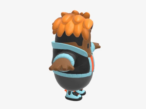 Brix Barton Fall Guy - Fortnite 3D Model