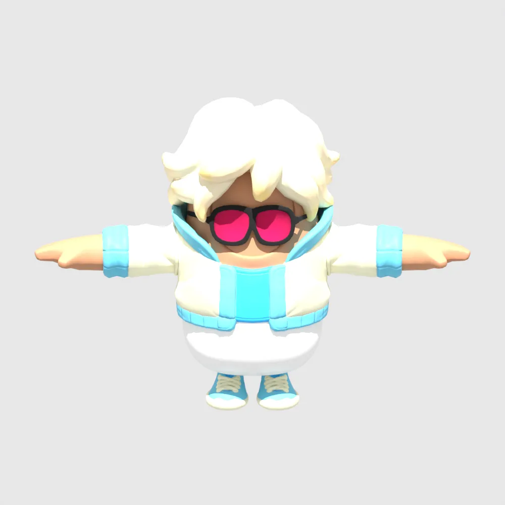 Summitseeker Evie Fall Guy - Fortnite 3D Model .c4d .max .obj .3ds .fbx .stl .blend